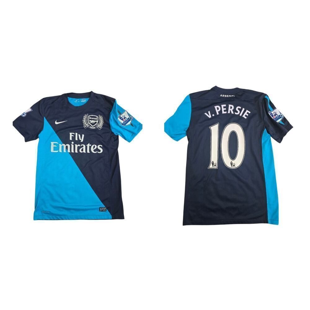 Nike Arsenal 11/12 Away Jersey Van Persie #10 Size S Stadium Version Lextra